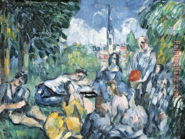Paul Cezanne Dejeuner Sur L Herbe 1876 77 Oil on Canvas